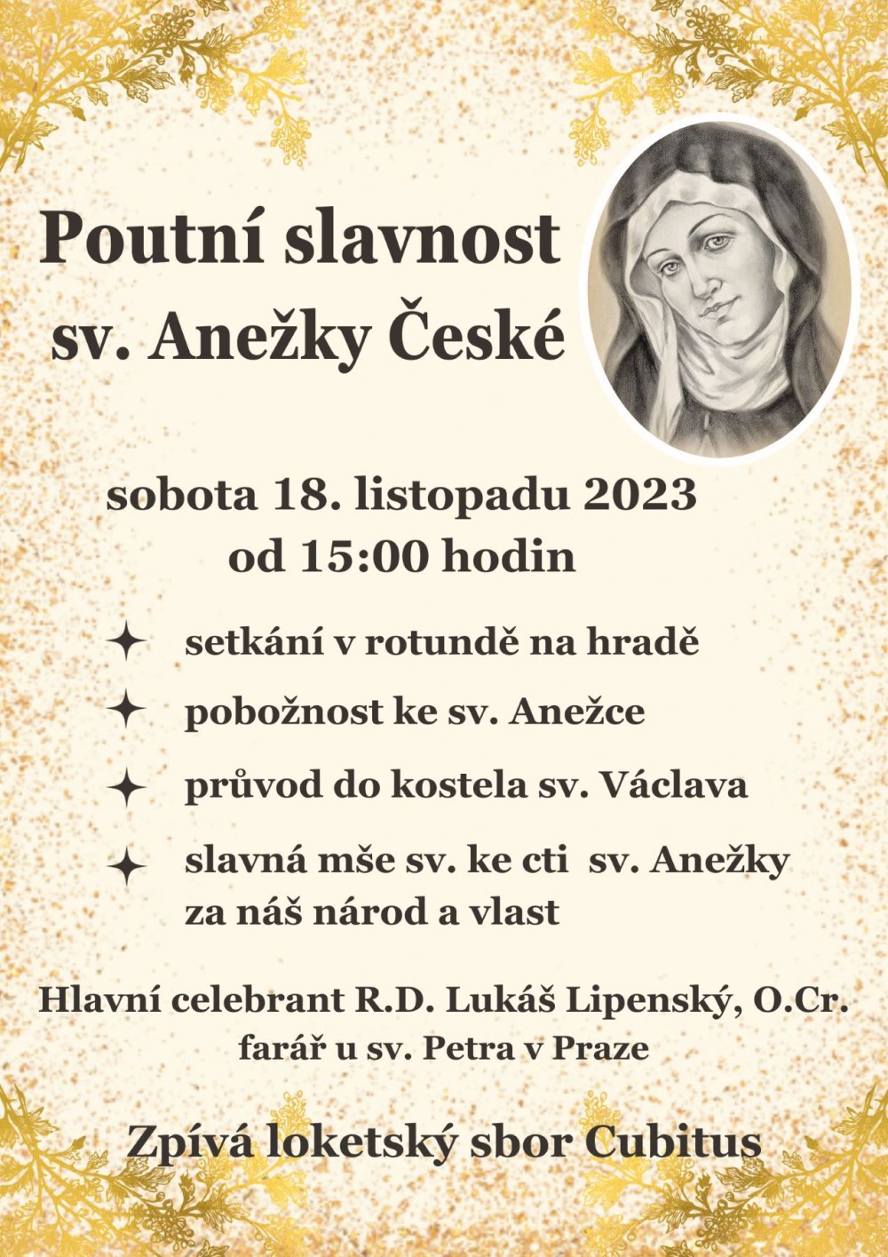 Poutní slavnost sv. Anežky České